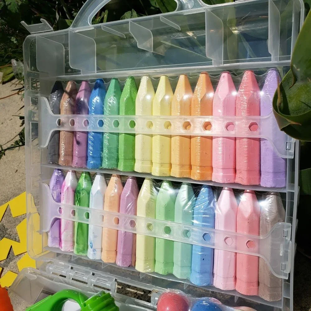 NEW 80 Piece Sidewalk Chalk Toddler School Supplies Arts and Crafts Art supplies